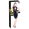 Black Level Robe Vinyl Dress Lacing Noire